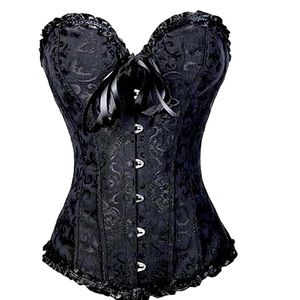 Stunning and gorgeous corset laced and clipped with bone wire size XXL
